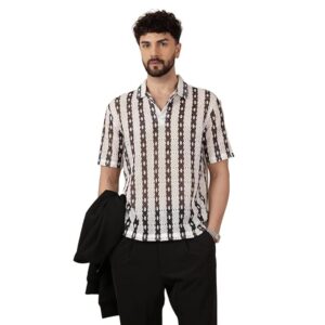 WROGN Men's Shirt | All-Over Print | Comfort Fit