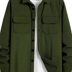 Men's Cotton Polyester Corduroy Shirt